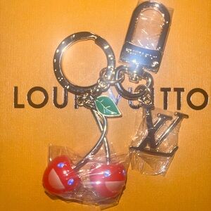 Louis Vuitton Red Cherry Mirror- LV Key Charm